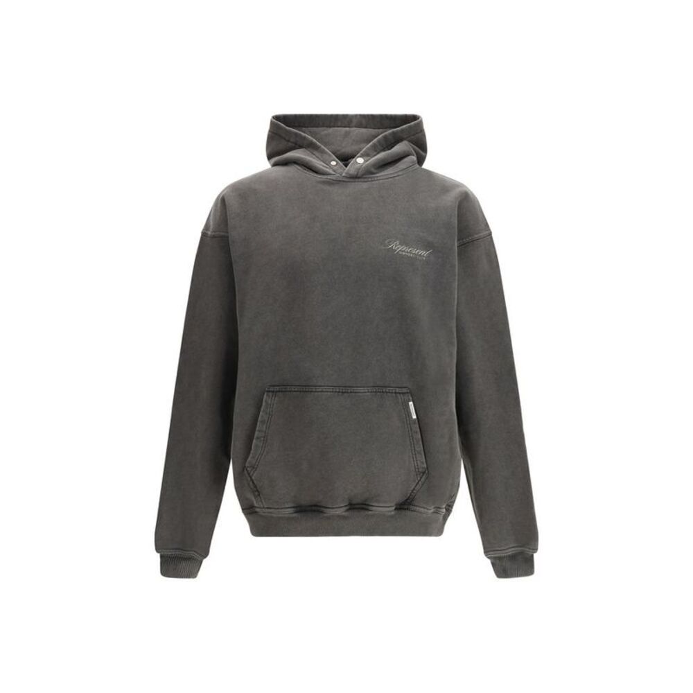Represent Gray Cotton Men's Sweatshirt